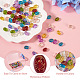 cheriswelry 96шт 8 цвета прозрачные стеклянные бусины нити(GLAA-CW0001-04)-5