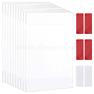 Acrylic Table Card Display Frame, with Double Faced Adhesive Tape, Clear, 10x15.5x0.35cm(AJEW-WH0026-02E)