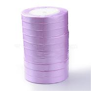 Single Face Satin Ribbon, Polyester Ribbon, Breast Cancer Pink Awareness Ribbon Making Materials, Valentines Day Gifts, Boxes Packages, Medium Orchid, 3/4 inch(20mm), about 25yards/roll(22.86m/roll), 250yards/group(228.6m/group), 10rolls/group(RC20mmY-0113)