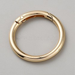 Alloy Spring Gate Rings, Golden, 40x40.5mm(FIND-WH20011-10F-G)