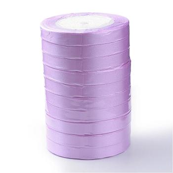 Single Face Satin Ribbon, Polyester Ribbon, Breast Cancer Pink Awareness Ribbon Making Materials, Valentines Day Gifts, Boxes Packages, Medium Orchid, 3/4 inch(20mm), about 25yards/roll(22.86m/roll), 250yards/group(228.6m/group), 10rolls/group