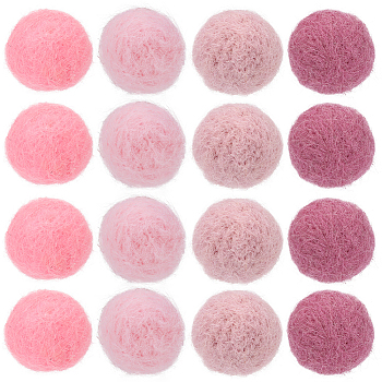 40Pcs 4 Colors Wool Felt Balls, Pom Pom Balls, for DIY Decoration Accessories, Mixed Color, 20mm, 10pcs/color