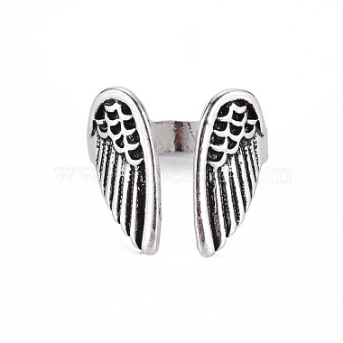 Vintage Wing Cuff Finger Rings for Women(RJEW-S038-196)-2