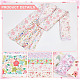 花柄の綿生地(DIY-WH0588-11A)-4