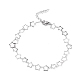 304 bracelets de cheville en chaîne à maillons étoiles en acier inoxydable pour hommes femmes(X-STAS-B039-14P)-1