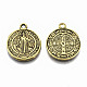 Pendentifs en alliage de style tibétain(TIBEP-N005-12AG-RS)-2