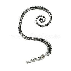 316 Surgical Stainless Steel Cuff Earrings, Right, Octopus, 84x40mm(EJEW-E300-01AS-06)