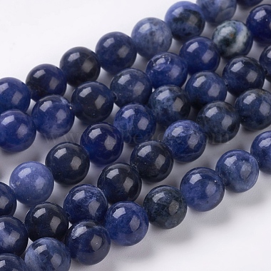 8mm Round Sodalite Beads