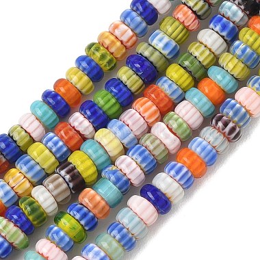 handgefertigte Millefiori-Lampwork-Perlen(LAMP-D009-01A)-1