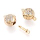 6Pcs Brass Clear Cubic Zirconia Box Clasps(KK-T073-45G)-3