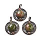 Natural Unakite Pendants(G-Q158-03A-R09)-1