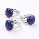 Adjustable Natural Lapis Lazuli Finger Rings(RJEW-F075-01L)-1