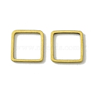 Brass Linking Rings, Square, Raw(Unplated), 10x10x1mm, Inner Diameter: 8.5x8.5mm(KK-B085-09C-01)