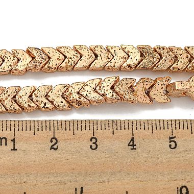 Electroplated Natural Lava Rock Beads Strands(G-I360-X01-02)-4