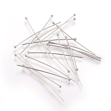 304 Stainless Steel Ball Head Pins(X-STAS-R051-40mm)-1