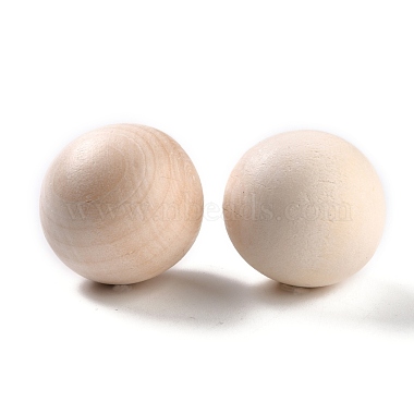(распродажа с дефектом: трещина) натуральный деревянный круглый шар(WOOD-XCP0001-29)-2