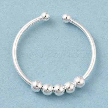 925 Sterling Silver Open Cuff Rings(RJEW-P091-01A-S)-1