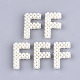 手作りのABS樹脂の模造パールの編みビーズ(FIND-T039-18-F)-1