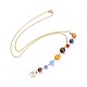 Universe Galaxy The Nine Planets Guardian Star Stone Necklaces(NJEW-JN02413-04)-1