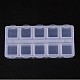 Cuboid Plastic Bead Containers(CON-N007-01)-1