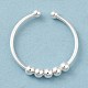 925 Sterling Silver Open Cuff Rings(RJEW-P091-01A-S)-1