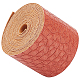 tissu en cuir PU tissu à motif d'alligator(AJEW-WH0034-92D-03)-1