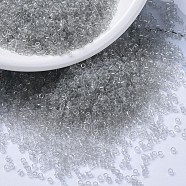 MIYUKI Delica Beads, Cylinder, Japanese Seed Beads, 11/0, (DB1111) Transparent Gray Mist, 1.3x1.6mm, Hole: 0.8mm, about 2000pcs/10g(X-SEED-J020-DB1111)