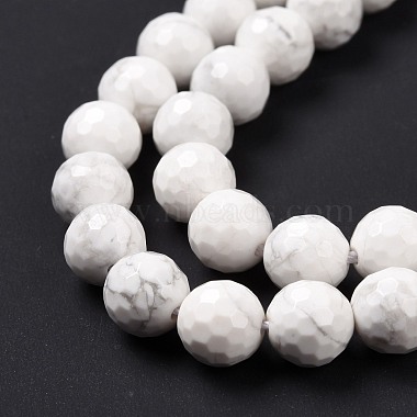 Chapelets de perles en howlite naturelle(G-E571-29B)-4