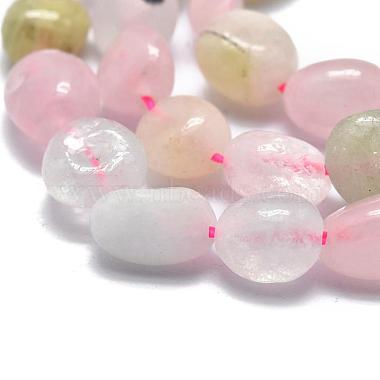 Chapelets de perles en morganite naturelle(X-G-O186-B-03)-2