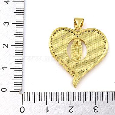 pendentifs en laiton plaqué or véritable 18 carats avec coquillage(KK-D534-05G-04)-3