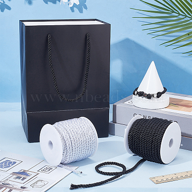 2 Rolls 2 Colors 3-Ply Polyester Cord(OCOR-PH0005-79)-4