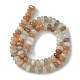 brins de perles naturelles multi-pierre de lune(G-A092-F03-03)-3