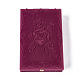 Rose Flower Pattern Velvet Jewelry Set Boxes(VBOX-O003-02)-1