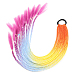 High Temperature Fiber Colored Braids Hair Piece Ponytail Dreadlocks Hair Ornaments(OHAR-PW0003-203-21)-1