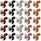 50Pcs 5 Colors Alloy Enamel Pendants(ENAM-SC0004-07)-1