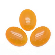 Natural Topaz Jade Cabochons, Oval, 40x30x7.5~8mm(X-G-P393-I14)