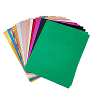 60 Sheets 12 Colors A4 Hot Stamping Foil Paper, Transfer Foil Paper, Elegance Laser Printer Craft Paper for DIY Craft Embossing Scrapbooking Cards Making, Mixed Color, 297x210x0.1mm, 5 sheets/color(DIY-FH0005-43)