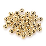 Tibetan Style Spacer Beads, Lead Free & Cadmium Free & Nickel Free, Flat Round, Antique Golden, 6x2mm, Hole: 1.5mm(TIBEB-R020-AG-FF)