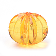 Transparent Acrylic Beads, Lantern, Orange, 13x11mm, Hole: 1.5mm(X-TACR-S144-07D)