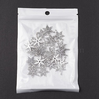 Christmas Snowflake Tibetan Style Alloy Pendants(TIBEP-YW0001-58)-6