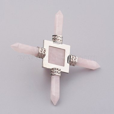 Perles de quartz rose naturel(X-G-F423-03)-2