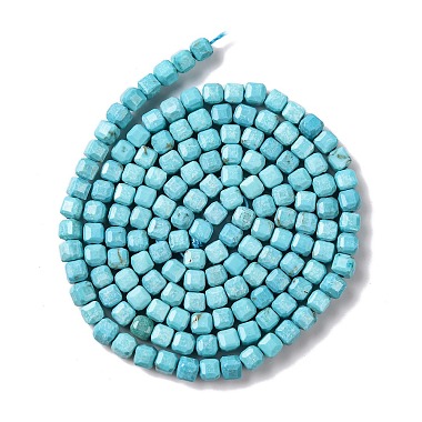 Natural Howlite Beads Strands(G-G001-A02-04)-3