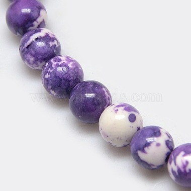 Synthetic Fossil Beads Strands(G-L028-8mm-03)-2