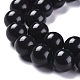 Chapelets de perles en pierre noire naturelle(G-I288-A02-12mm)-3