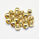 Perles européennes en laiton plaqué longue durée(KK-K193-093G-NF)-1