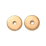 304 Stainless Steel Geometric Spacer Beads, Golden, Flat Round, 6x0.8mm, Hole: 1.2mm(STAS-F362-04A-G02)