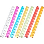 7Pcs 7 Colors Aluminum Alloy Relay Batons, Race Equipments for Running Race Team, Round Tube, Mixed Color, 299x28mm, Inner Diameter: 22.5mm, 1pc/color(AJEW-NB0003-68)