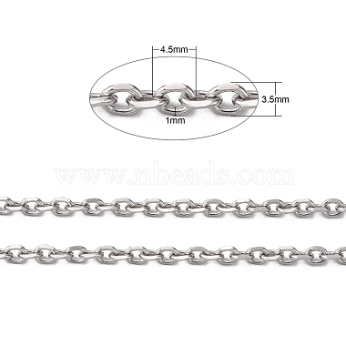 304 Stainless Steel Cable Chains(CHS-K002-28)-2