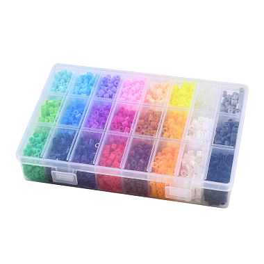 Kit de perles à repasser bricolage 24 couleurs(DIY-X0295-01E-5mm)-4