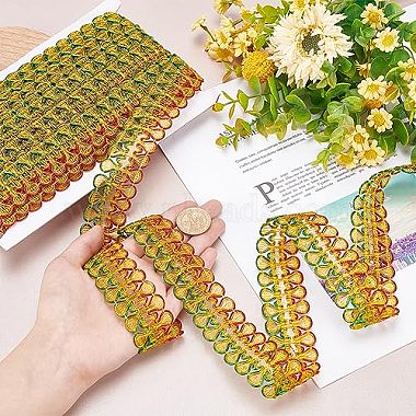 Ethnic Style Embroidery Polyester Lace Trims(OCOR-WH0070-20A)-7